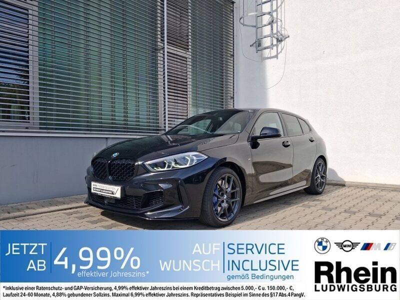 Schwarz Gebraucht 2021 BMW M135 Performance Kleinwagen | 34.190 € (Fairer Preis) - Bild 1/4