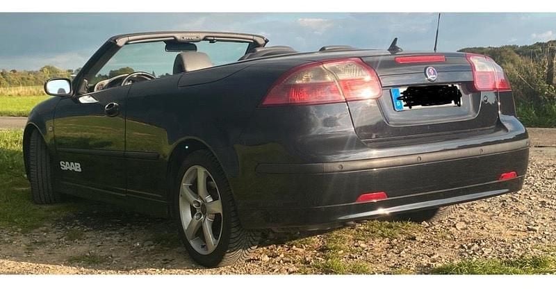 Schwarz Gebraucht 2007 Saab 9-3 Cabriolet Vector Cabrio | 8.800 € - Bild 1/4