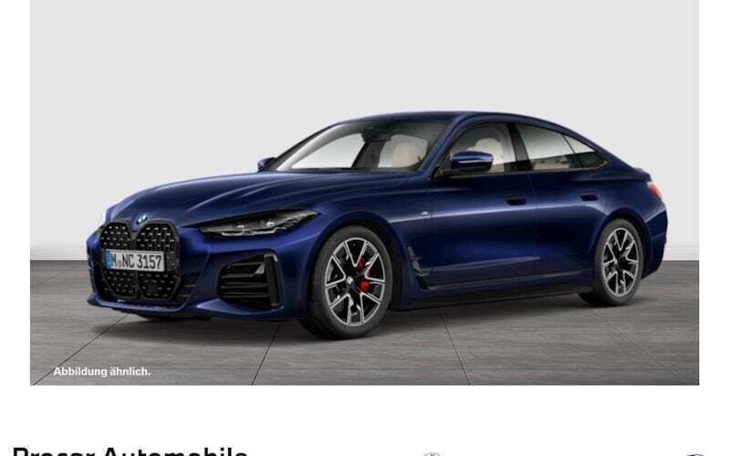 Blau Gebraucht 2024 BMW 420 Gran Coupé M Sport Coupé | 41.495 € (Superpreis) - Bild 1/4