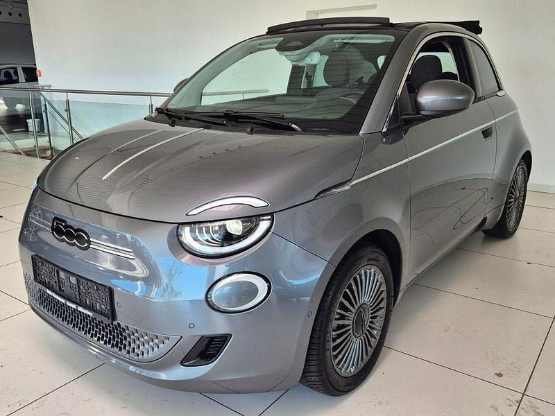 Grau Gebraucht 2021 Fiat 500e Icon Cabrio | 17.990 € (Guter Preis) - Bild 1/4