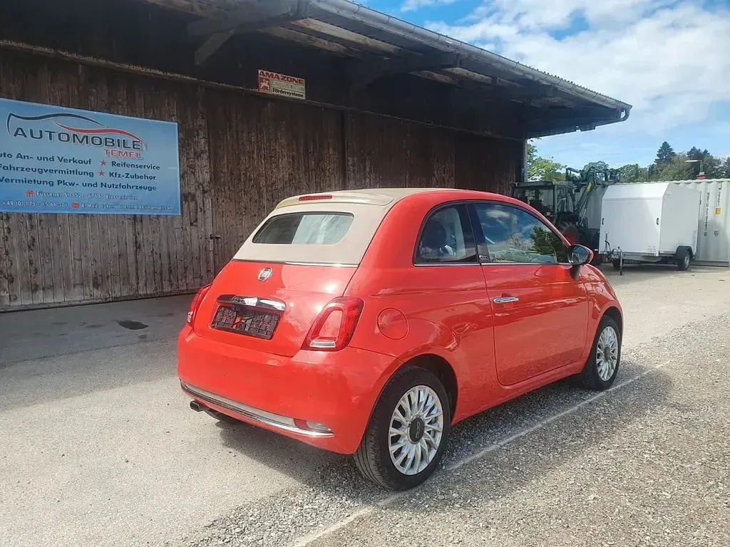 Gebraucht Fiat 500 Lounge 69 PS (50 kW) 2015 Rot Cabrio