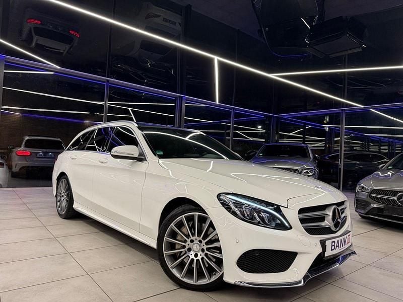 Weiß Gebraucht 2014 Mercedes C250 AMG Kombi | 16.790 € (Guter Preis) - Bild 1/4