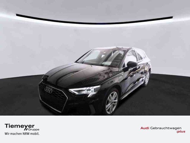 Schwarz Gebraucht 2022 Audi A3 Sportback e-tron S-Line Limousine | 29.690 € (Fairer Preis) - Bild 1/4