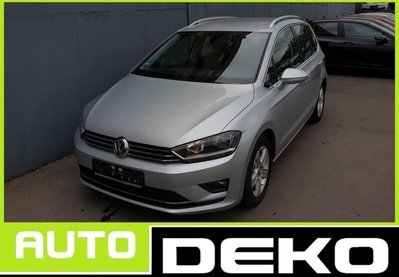 Silber Gebraucht 2017 VW Golf Sportsvan Highline Van / Kleinbus | 13.370 € (Guter Preis) - Bild 1/4