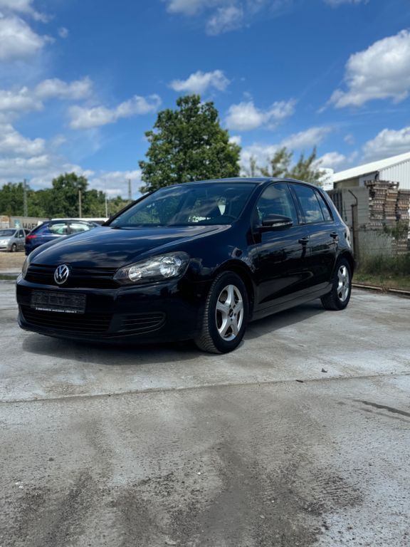 Schwarz Gebraucht 2009 VW Golf VI Comfortline Limousine | 3.499 € (Guter Preis) - Bild 1/4