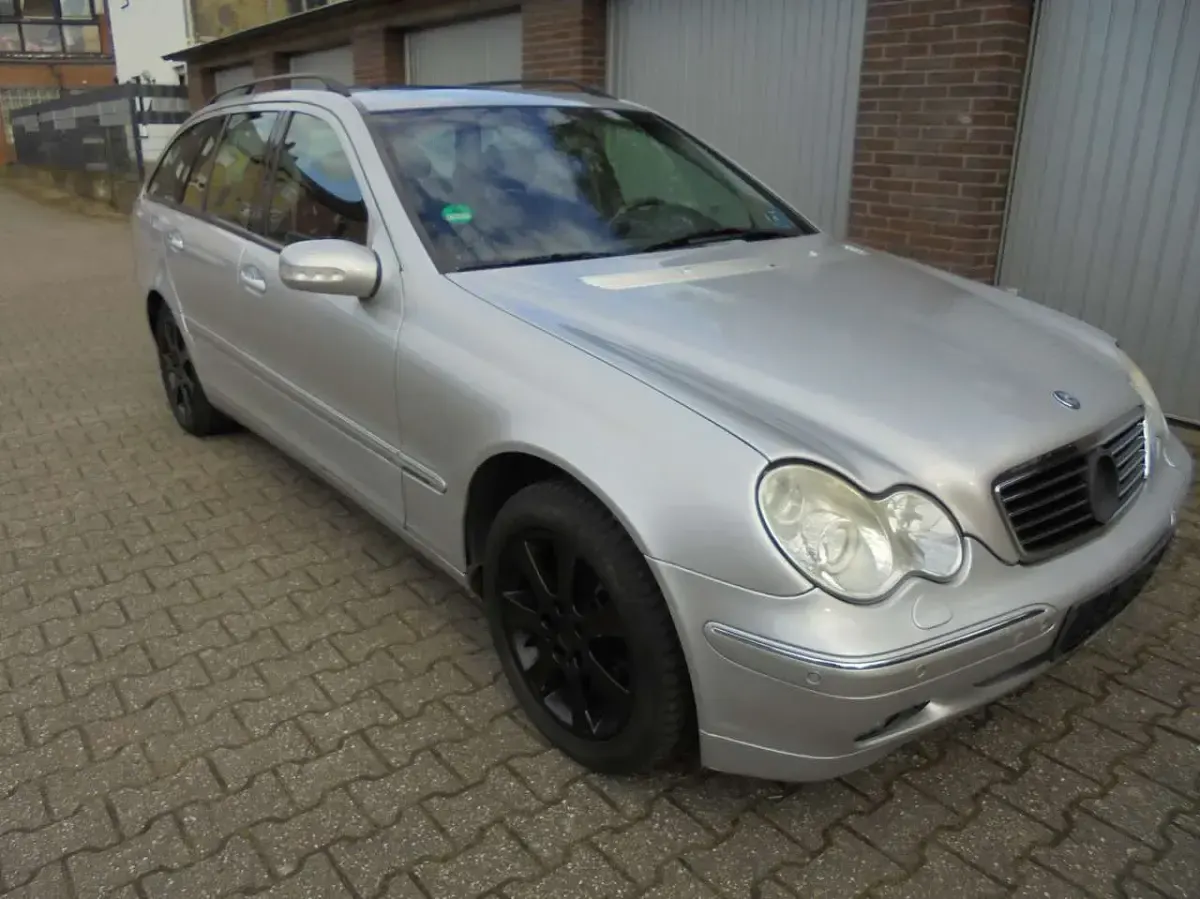 Brugt Mercedes C320 Elegance 218 HK (160 kW) 2003 Sølv Stationcar