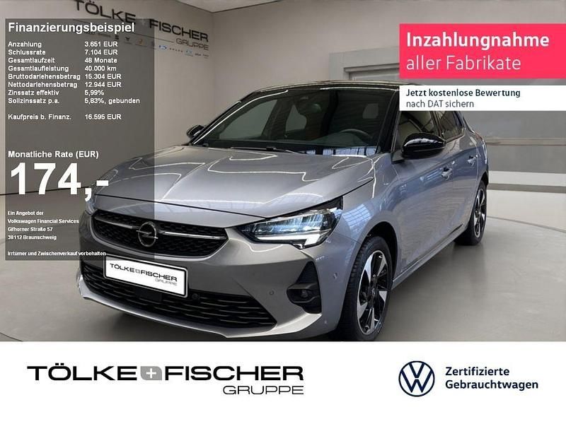 Grau Gebraucht 2022 Opel Corsa-e GS Line Kleinwagen | 16.595 € (Fairer Preis) - Bild 1/4