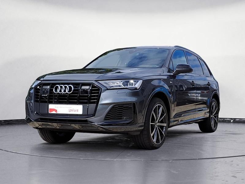 Grau Gebraucht 2022 Audi Q7 S-Line SUV | 61.930 € (Etwas zu teuer) - Bild 1/4
