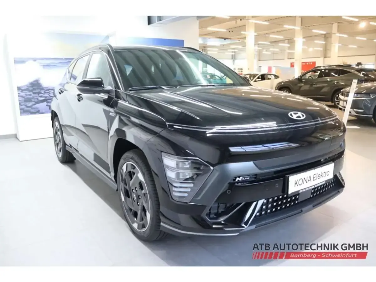 Gebraucht Hyundai Kona N Line 160 kW (218 PS) 2025 Schwarz SUV