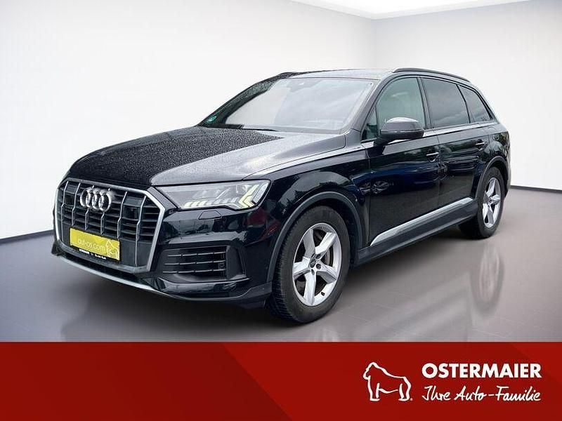Orcaschwarz Gebraucht 2021 Audi Q7 S-Line SUV | 45.880 € (Superpreis) - Bild 1/4