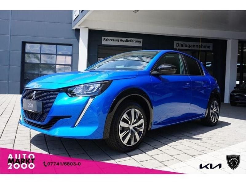 Vertigo blau metallic Gebraucht 2023 Peugeot e-208 Active Kleinwagen | 24.980 € (Fairer Preis) - Bild 1/4
