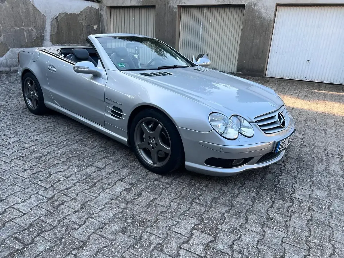 Gebraucht Mercedes SL55 AMG AMG 500 PS (367 kW) 2002 Silber Cabrio