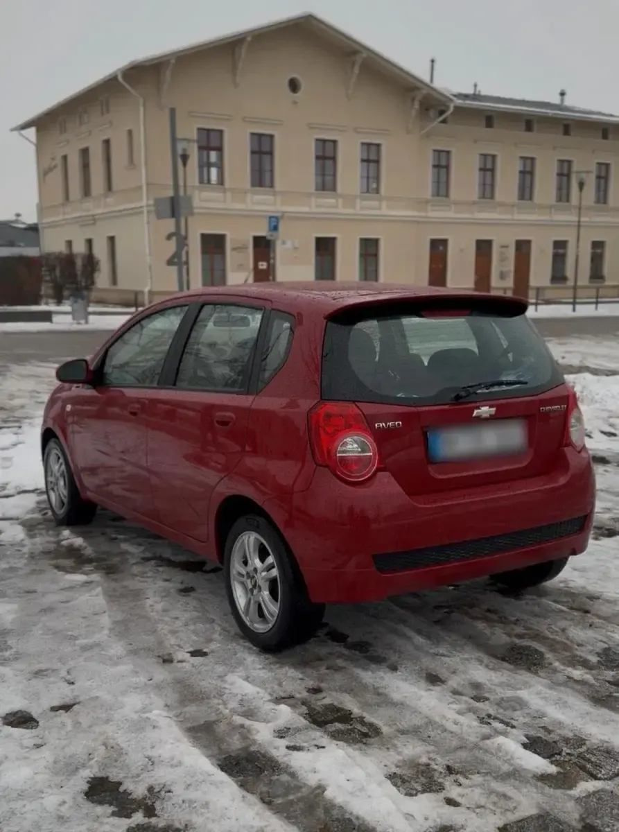 Brugt Chevrolet Aveo 101 HK (74 kW) 2009 Rød Hatchback
