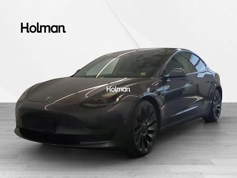 Grau Gebraucht 2021 Tesla Model 3 Performance Limousine | 28.467 € (Guter Preis) - Bild 1/4