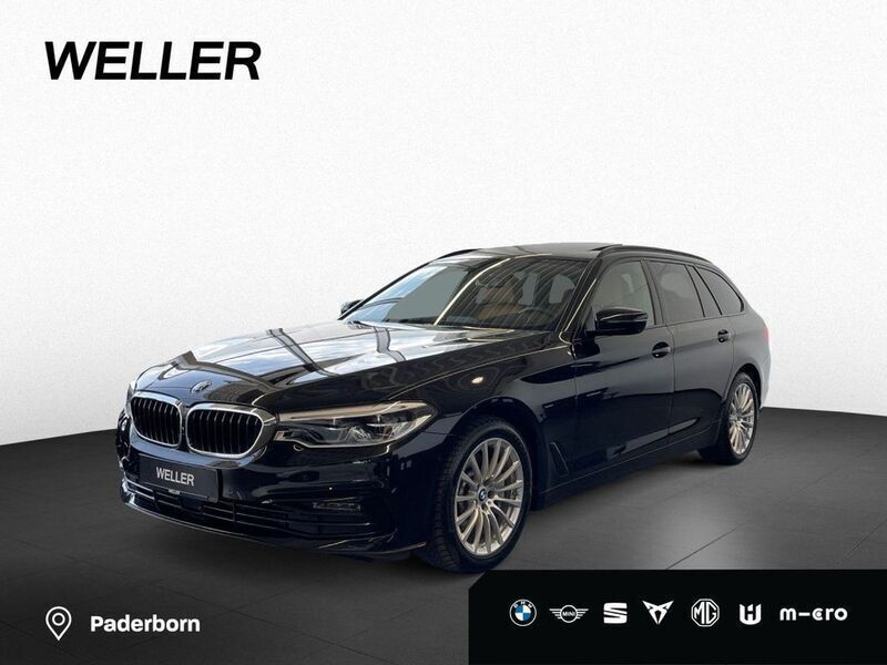Black sapphire (schwarz) Gebraucht 2020 BMW 530 Sport Line Kombi | 38.900 € (Fairer Preis) - Bild 1/4