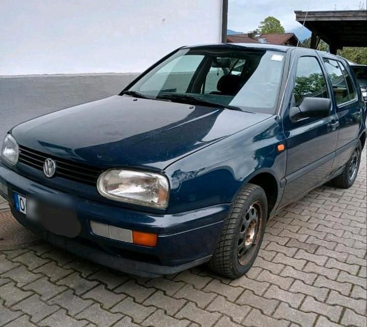 Blau Gebraucht 1997 VW Golf III Kleinwagen | 990 € - Bild 1/4