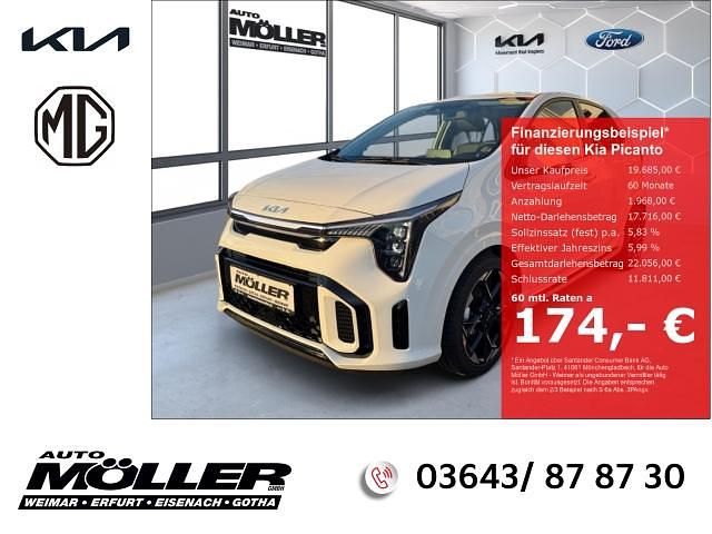Weiß Neu 2025 Kia Picanto GT-Line Kleinwagen | 19.685 € (Fairer Preis) - Bild 1/4