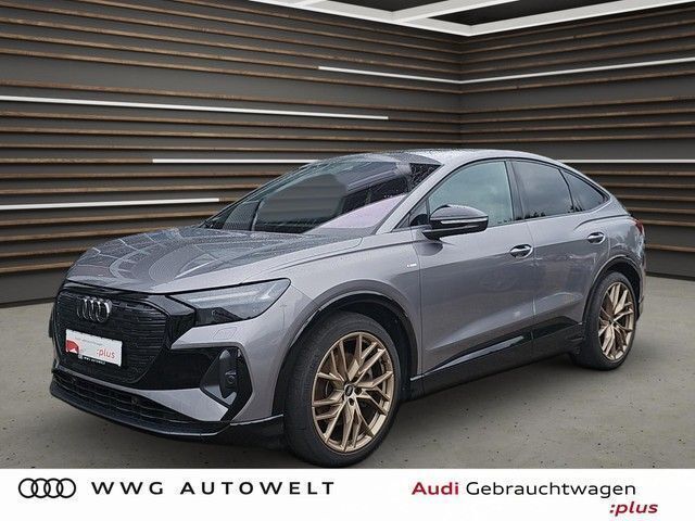 Taifungrau metallic Gebraucht 2022 Audi Q4 Sportback e-tron Ambiente SUV | 41.980 € (Teuer) - Bild 1/4