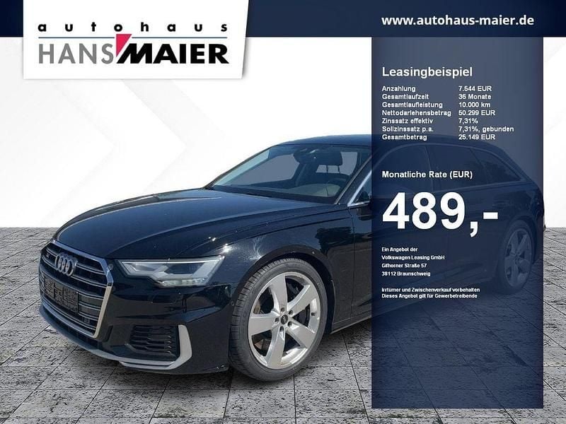Brillantschwarz Gebraucht 2022 Audi S6 Sport Kombi | 50.299 € (Superpreis) - Bild 1/4