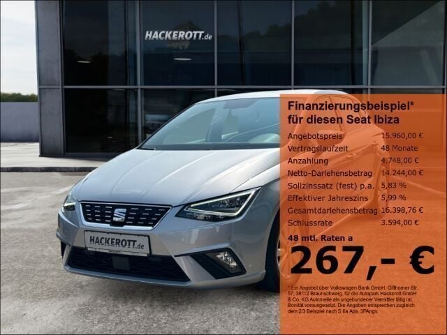 Silber Gebraucht 2019 Seat Ibiza XCELLENCE Limousine | 15.960 € (Fairer Preis) - Bild 1/4