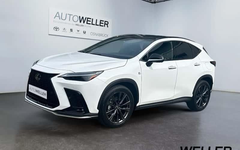 Weiss Neu 2024 Lexus NX350h E-FOUR F-Sport SUV | 74.990 € - Bild 1/4
