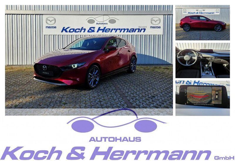 Soul red crystal m Gebraucht 2023 Mazda 3 Exclusive-Line Limousine | 28.490 € (Teuer) - Bild 1/4
