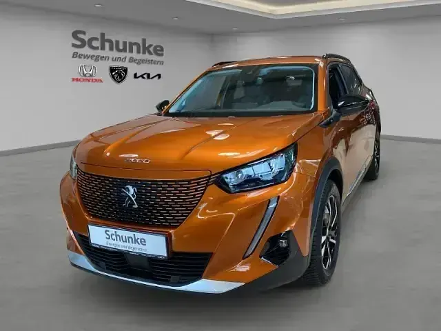 Gebraucht Peugeot e-2008 Allure 100 kW (136 PS) 2022 Orange SUV