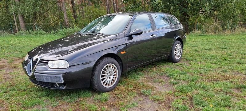 Schwarz Gebraucht 2003 Alfa Romeo 156 Kombi | 3.500 € - Bild 1/4