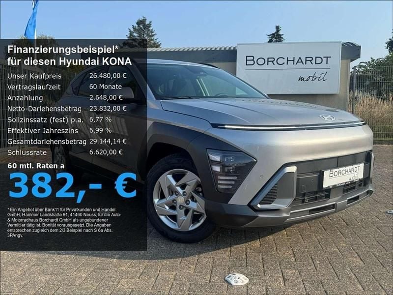 Silber Gebraucht 2025 Hyundai Kona SUV | 26.480 € (Superpreis) - Bild 1/4