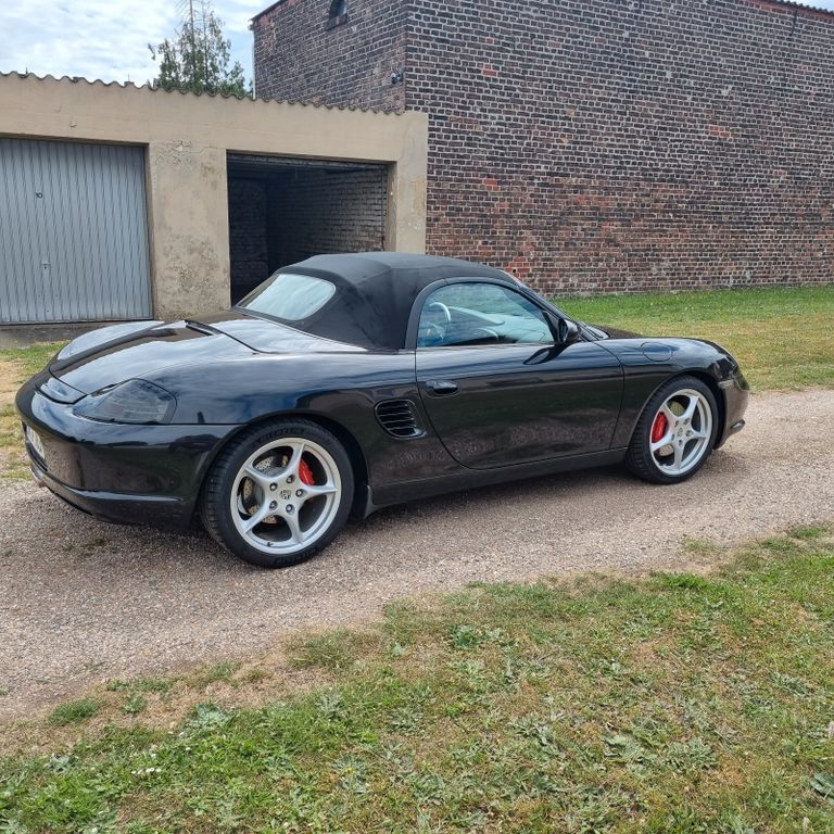 Schwarz Gebraucht 2004 Porsche 986 Boxster Cabrio | 22.950 € (Fairer Preis) - Bild 1/4