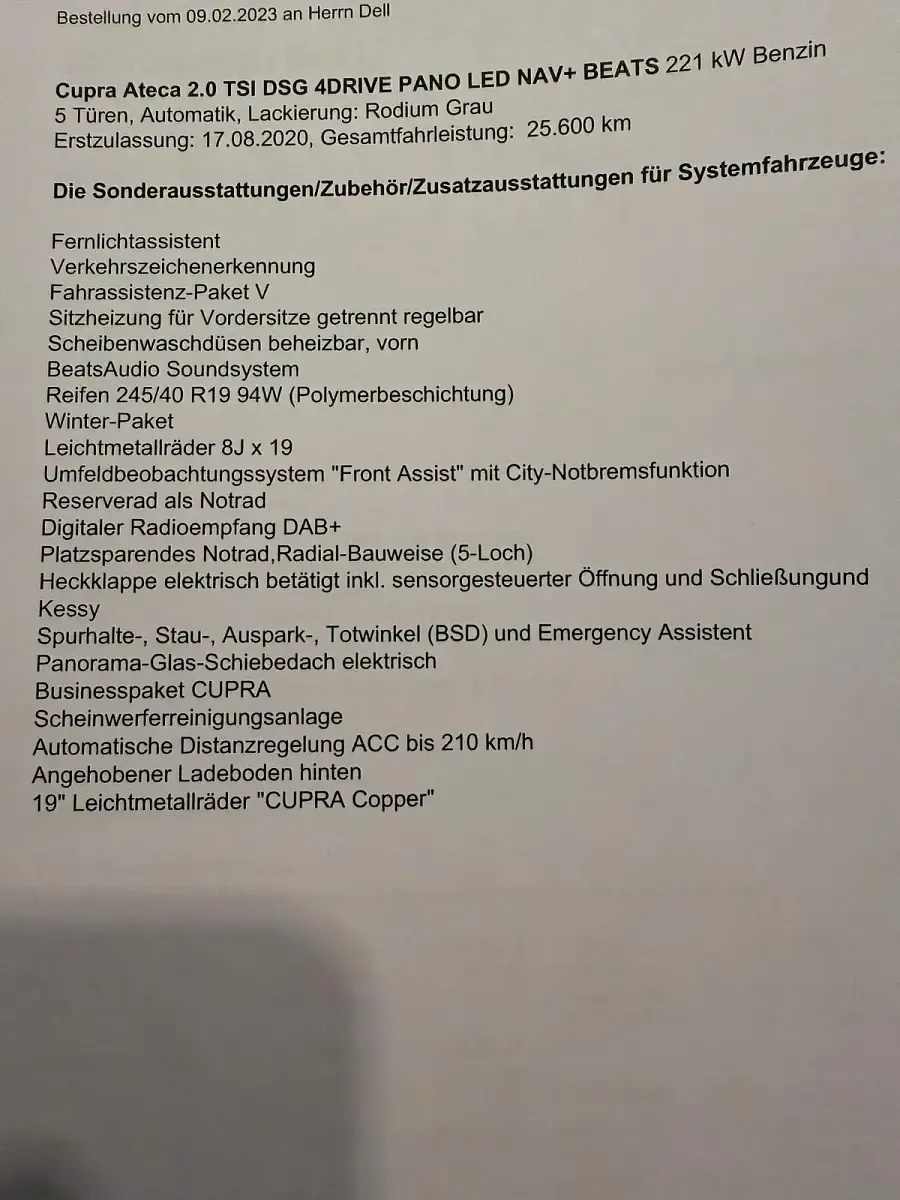 Gebraucht Cupra Ateca 300 PS (220 kW) 2021 Grün SUV