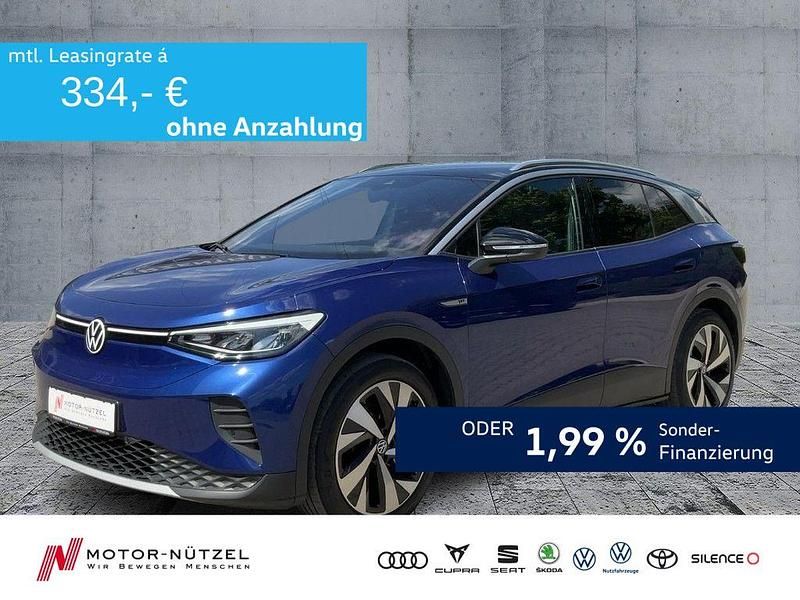 Blue dusk metallic Gebraucht 2021 VW ID.4 Pro Performance SUV | 25.390 € (Guter Preis) - Bild 1/4