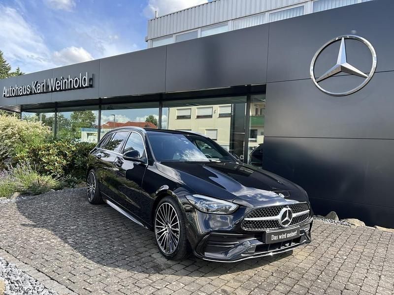 Gebraucht Mercedes C180 AMG 170 PS (125 kW) 2024 Schwarz Limousine