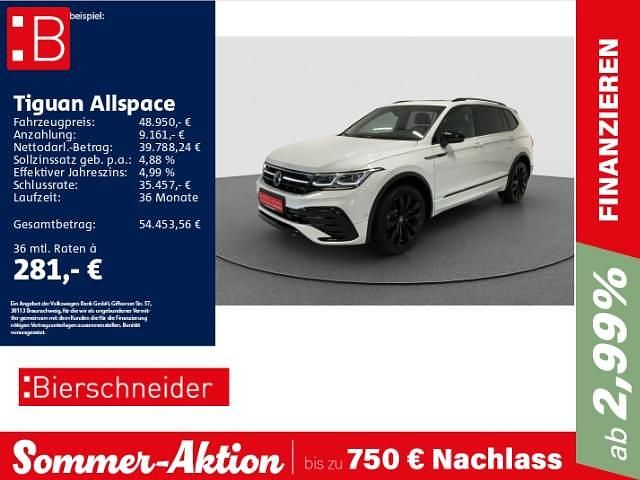 Weiss Gebraucht 2024 VW Tiguan Allspace R-line SUV | 48.950 € (Teuer) - Bild 1/3