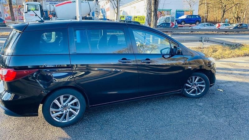 Gebraucht Mazda 5 Edition 116 PS (85 kW) 2012 Schwarz Van / Kleinbus