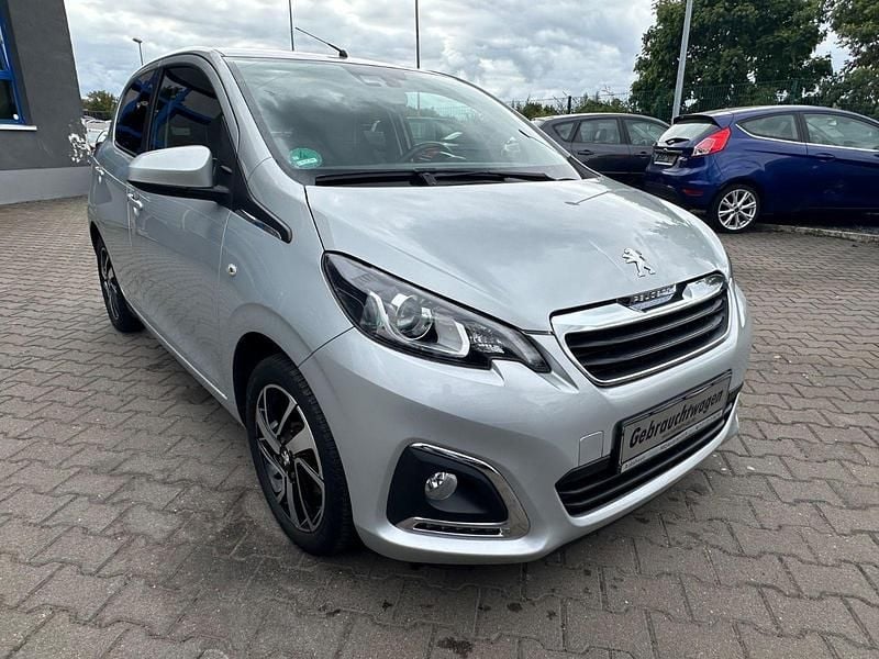 Gebraucht Peugeot 108 Allure 69 PS (50 kW) 2017 Silber Kleinwagen
