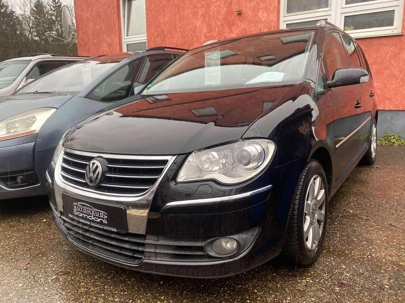 Gebraucht VW Touran Highline 170 PS (125 kW) 2008 Schwarz Van / Kleinbus