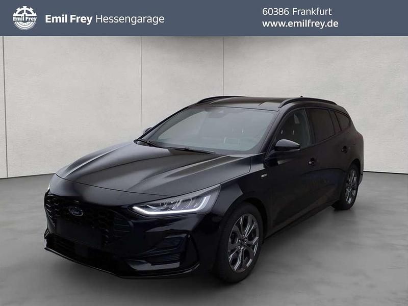 Gebraucht Ford Focus ST-Line X 125 PS (91 kW) 2023 Agate black metallic Kombi