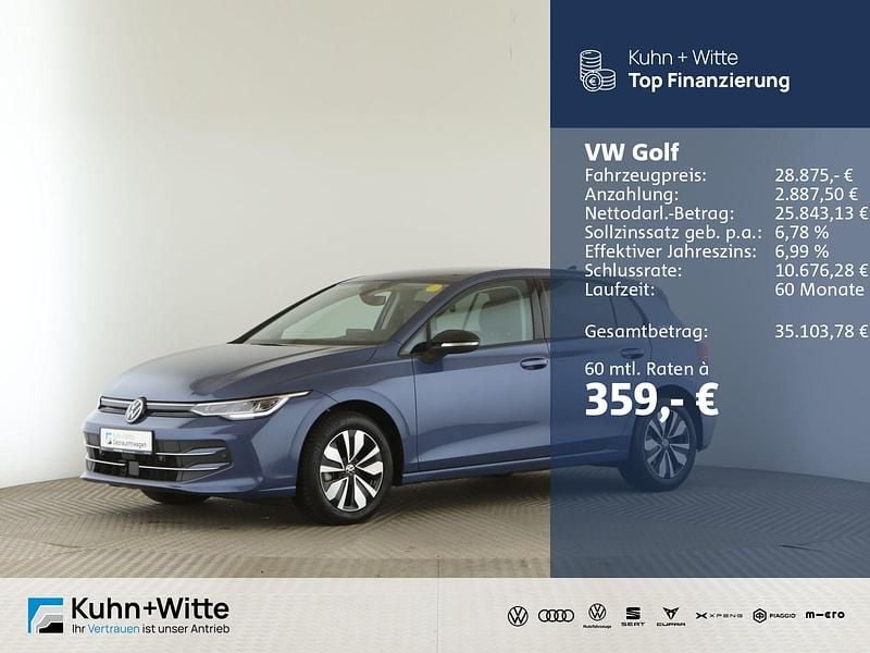 Gebraucht VW Golf VIII Goal 150 PS (110 kW) 2024 Anemonenblau metallic Limousine