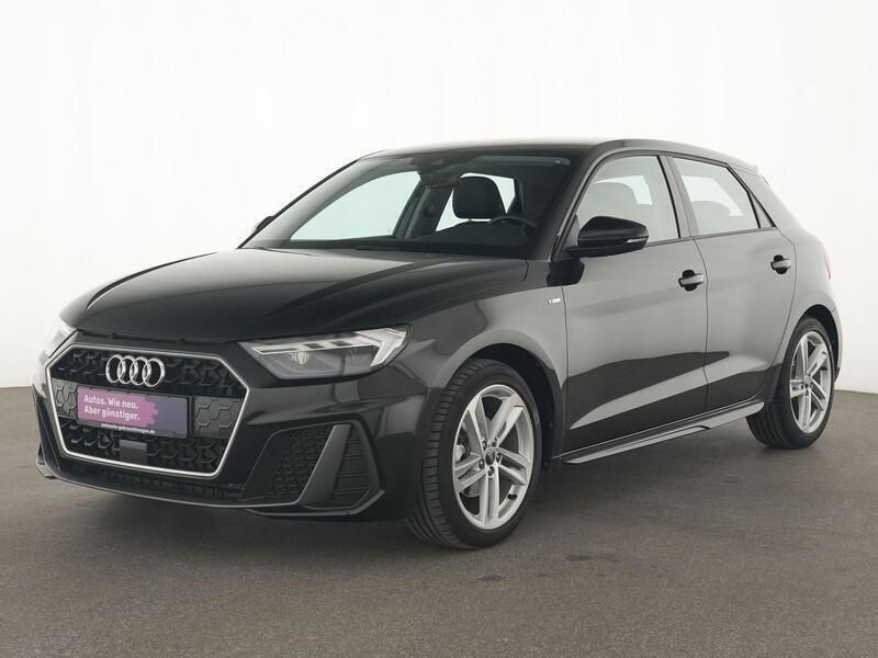 Mythosschwarz Gebraucht 2023 Audi A1 Sportback S-Line Kleinwagen | 27.395 € (Fairer Preis) - Bild 1/4