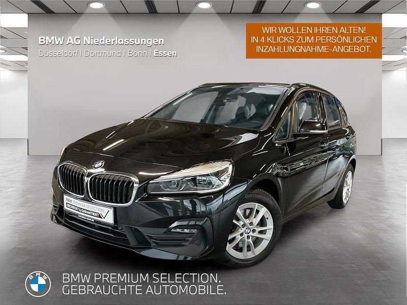 Schwarz Gebraucht 2020 BMW 218 Active Tourer Advantage Van / Kleinbus | 18.599 € (Fairer Preis) - Bild 1/4