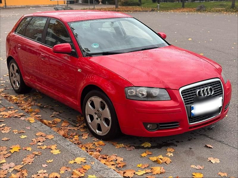 Rot Gebraucht 2007 Audi A3 Sportback Limousine | 2.950 € (Guter Preis) - Bild 1/4