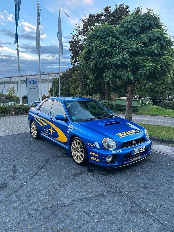 Blau Gebraucht 2001 Subaru WRX Limousine | 14.000 € - Bild 1/4
