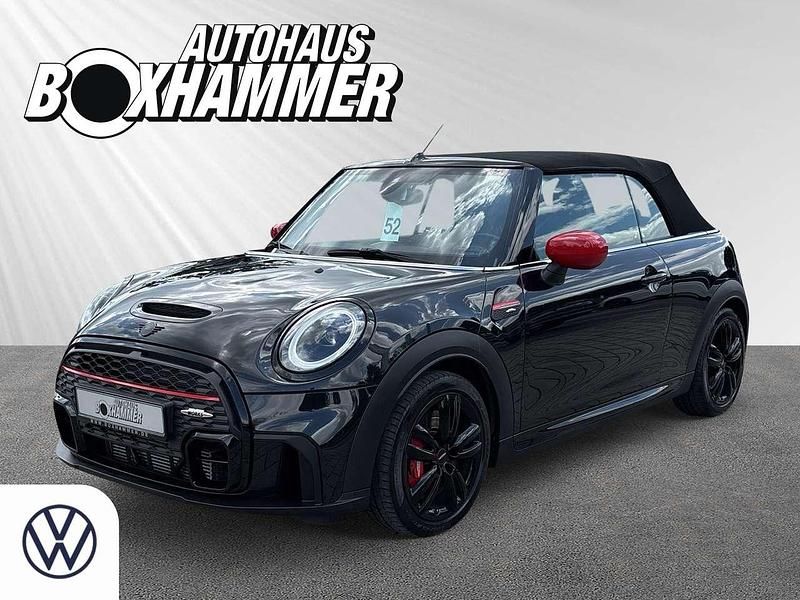 Schwarz Gebraucht 2022 Mini John Cooper Works Cabriolet Cabrio | 33.590 € (Fairer Preis) - Bild 1/4