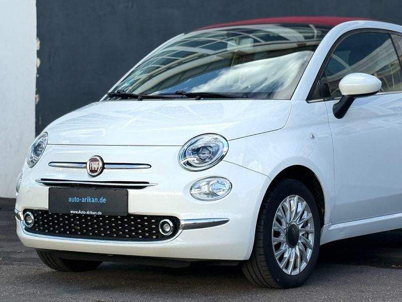 Weiß Gebraucht 2015 Fiat 500C Lounge Cabrio | 8.499 € (Fairer Preis) - Bild 1/4