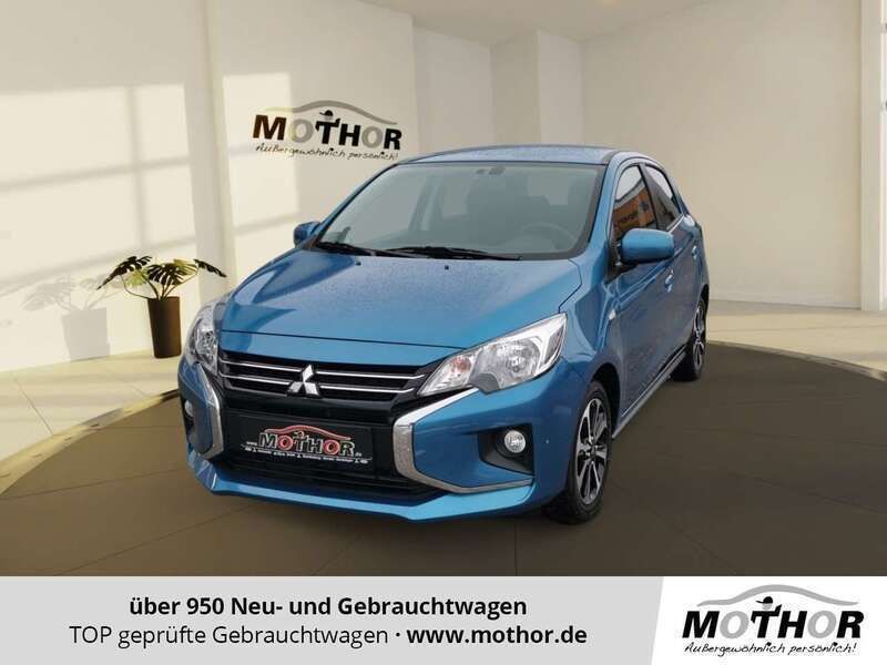 Blau Gebraucht 2023 Mitsubishi Space Star Select+ Limousine | 15.108 € (Fairer Preis) - Bild 1/4