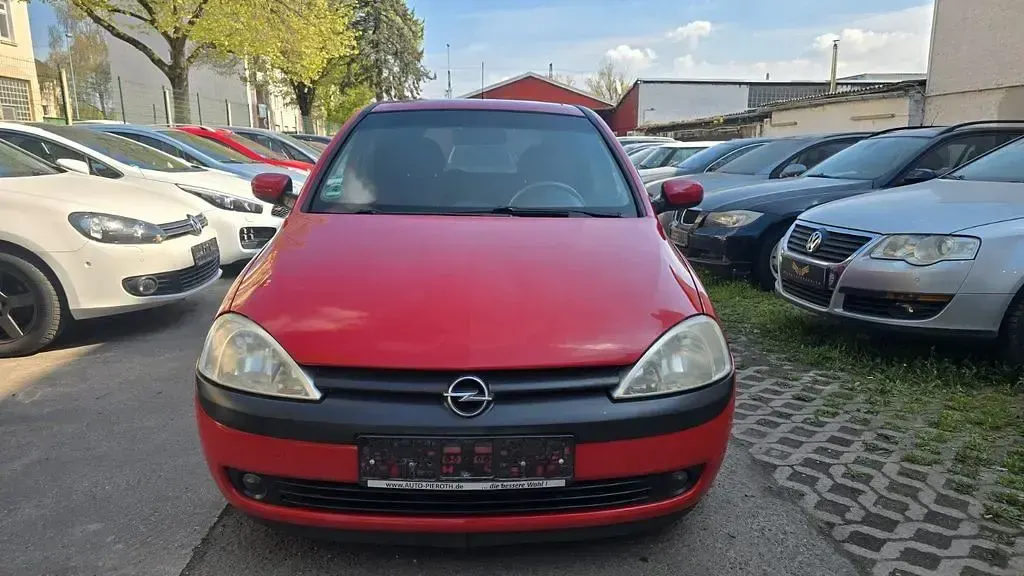 Gebraucht Opel Corsa 90 PS (66 kW) 2002 Rot Kleinwagen