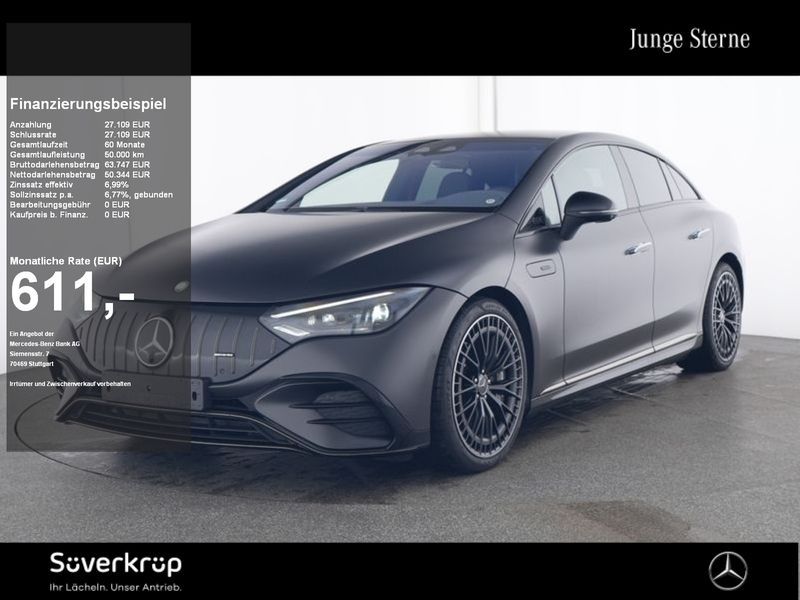 Grau Gebraucht 2024 Mercedes EQE AMG 53 AMG Limousine | 75.953 € - Bild 1/4
