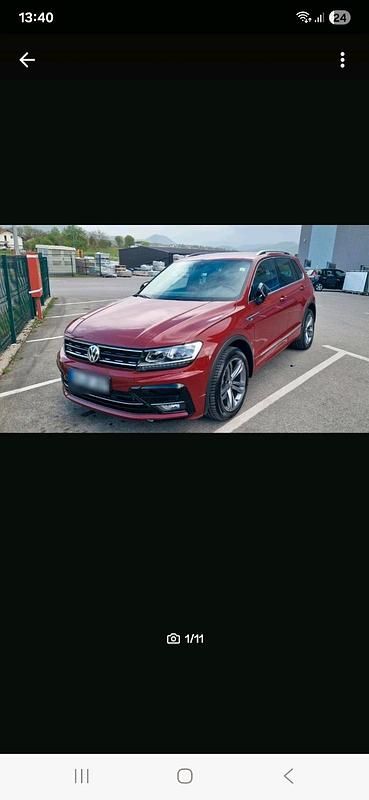 Gebraucht VW Tiguan R-line 239 PS (175 kW) 2017 Rot SUV