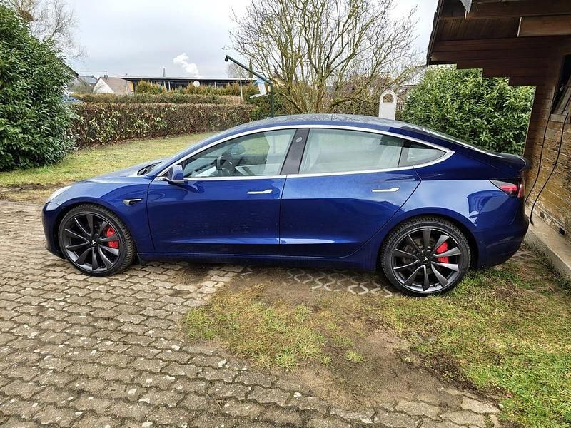 Gebraucht Tesla Model 3 Performance 377 kW (513 PS) 2020 Blau Limousine